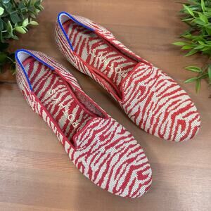 Rothy's Women's The Loafer Red Zebra Loafers Size 5.5